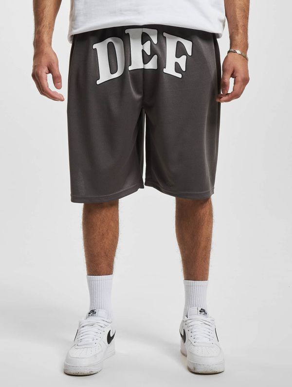 DEF Men's shorts PRINT anthracite