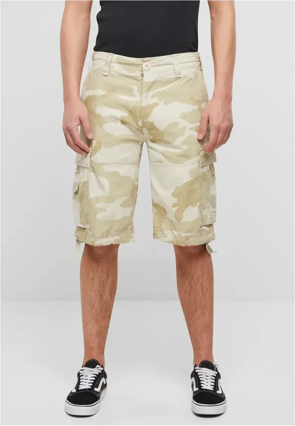 Brandit Men's Shorts Vintage Cargo - Light/Camouflage
