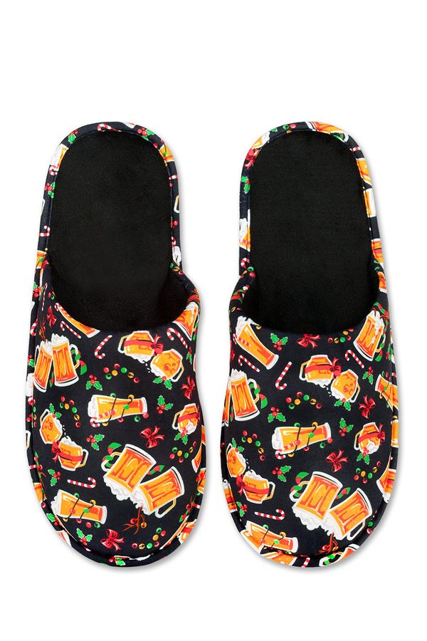 Frogies Men's Slippers Christmas beer - Frogies