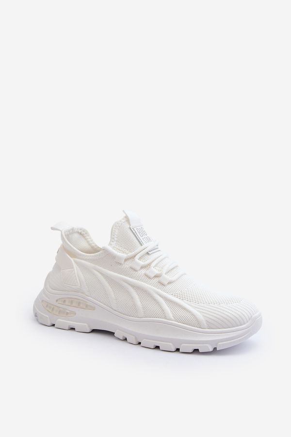 BIG STAR SHOES Men's Sneakers HI-POLY SYSTEM Big Star White