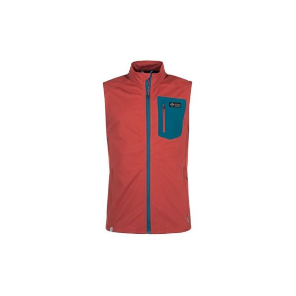Kilpi Men's softshell vest KILPI TOFANO-M dark red