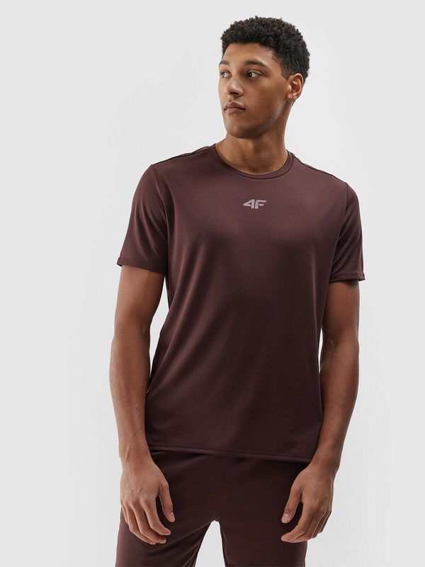4F Men's Sports Quick-Drying T-Shirt 4F - Brown