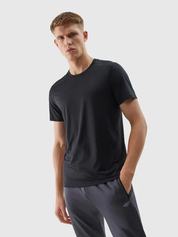 4F Men's Sports T-Shirt 4F - Black