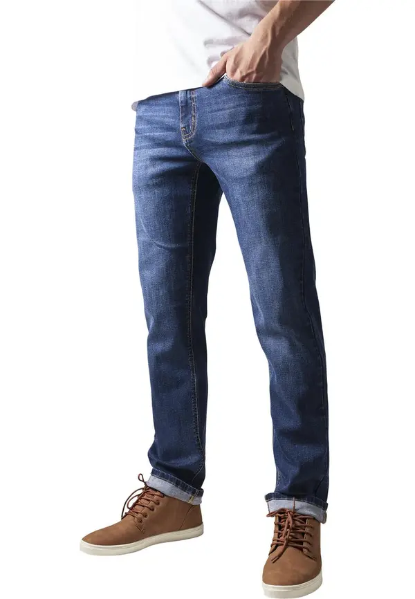 Urban Classics Men's stretch jeans navy blue