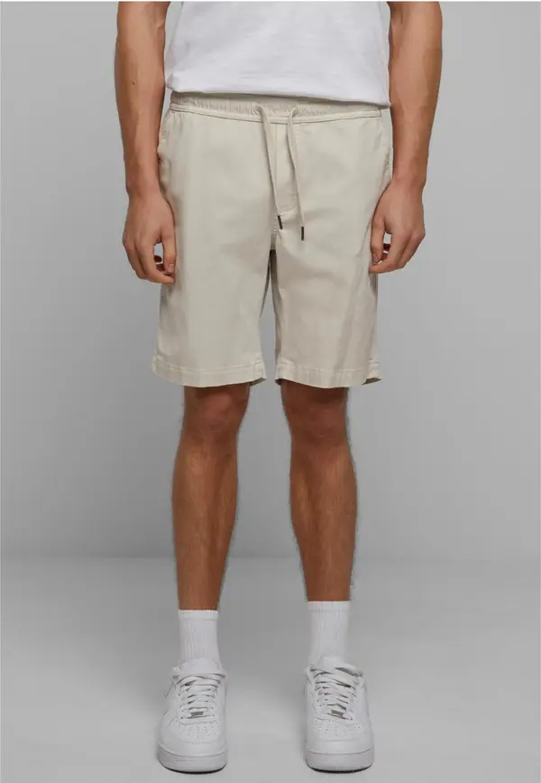 Urban Classics Men's Stretch Twill Shorts - Beige