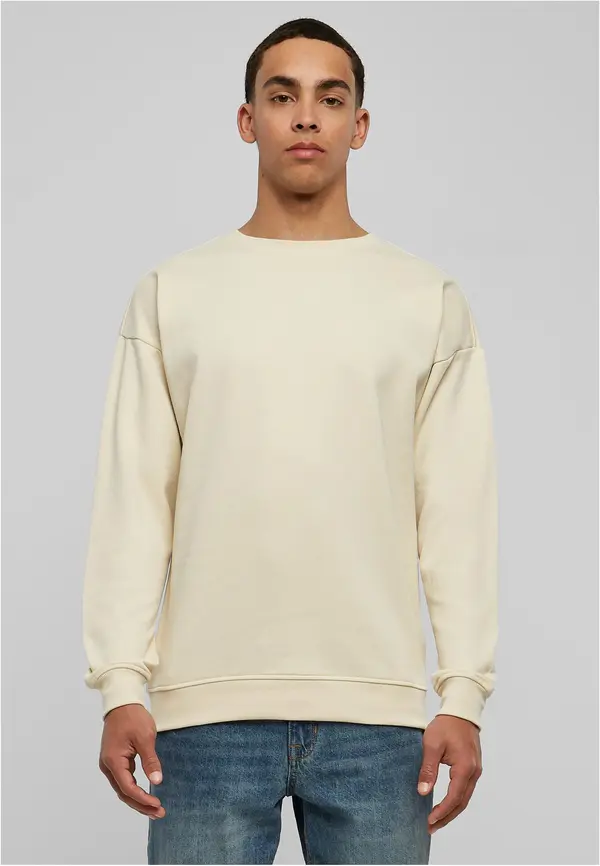 Urban Classics Men's sweatshirt sweatshirt - cream