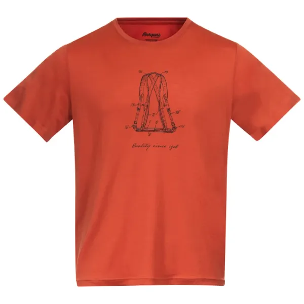 Bergans Men's T-shirt Bergans Graphic Wool Brick