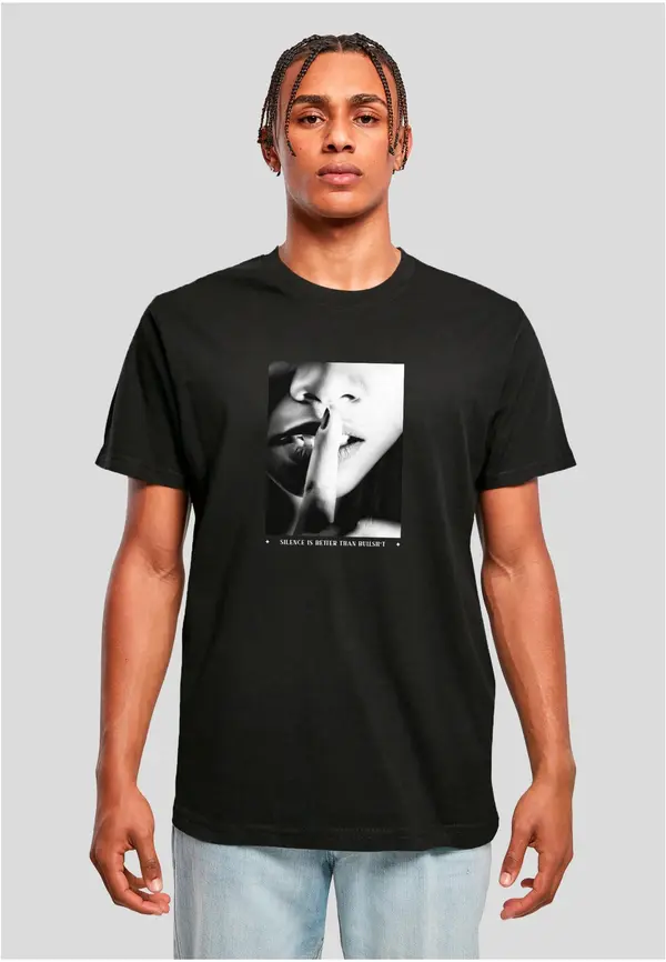Mister Tee Men's T-Shirt Better than Bullsh*t Black