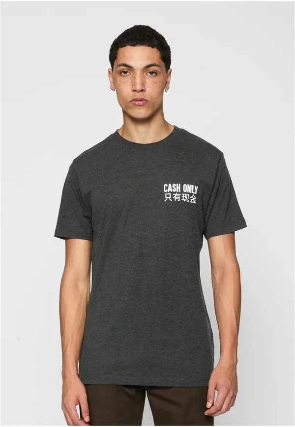 Mister Tee Men's T-shirt Cash Only - grey