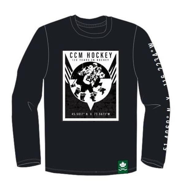 CCM Men's T-shirt CCM NOSTALGIA POSTER L/S TEE SR