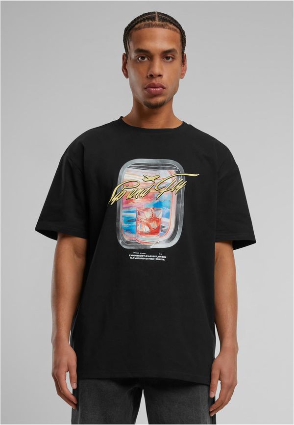 Mister Tee Men's T-shirt Compton EMB Hoody black