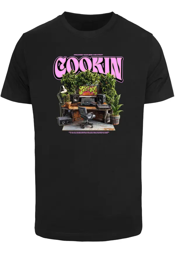 Mister Tee Men's T-shirt Cookin black