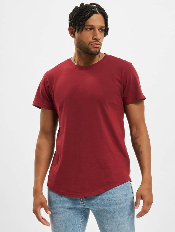 DEF Men's T-shirt DEF Lenny - burgundy