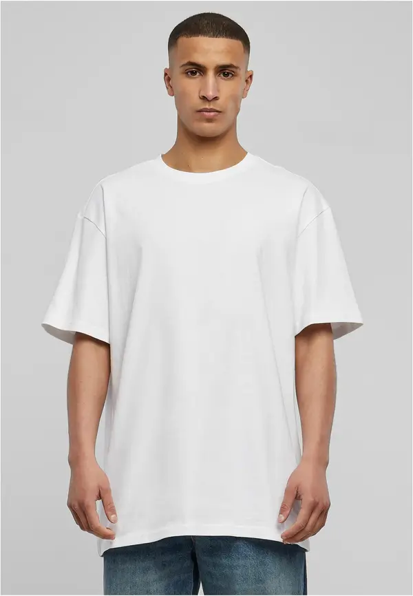 Urban Classics Men's T-Shirt Heavy Ovesized Tee 2-Pack - Black + White