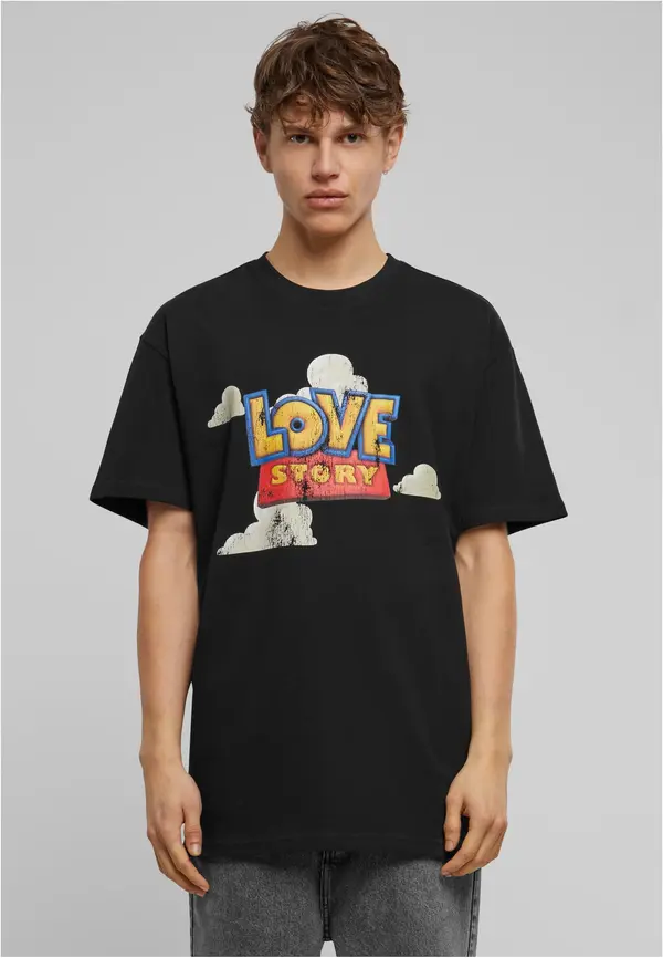 Mister Tee Men's T-shirt Love Story black