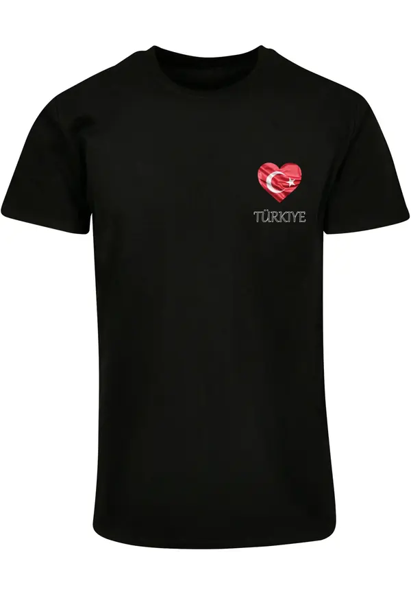Merchcode Men's T-Shirt Merchcode Football - Turkey - Black