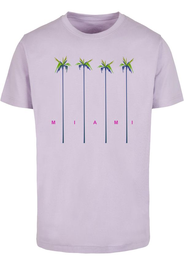 Mister Tee Men's T-shirt Miami Palms purple