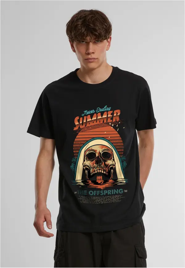 Merchcode Men's T-shirt Offspring Never Ending Summer black