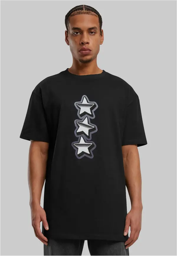 Mister Tee Men's T-shirt Peace&Love black