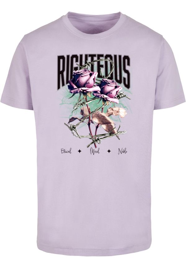 Mister Tee Men's T-shirt Righteous Roses lilac