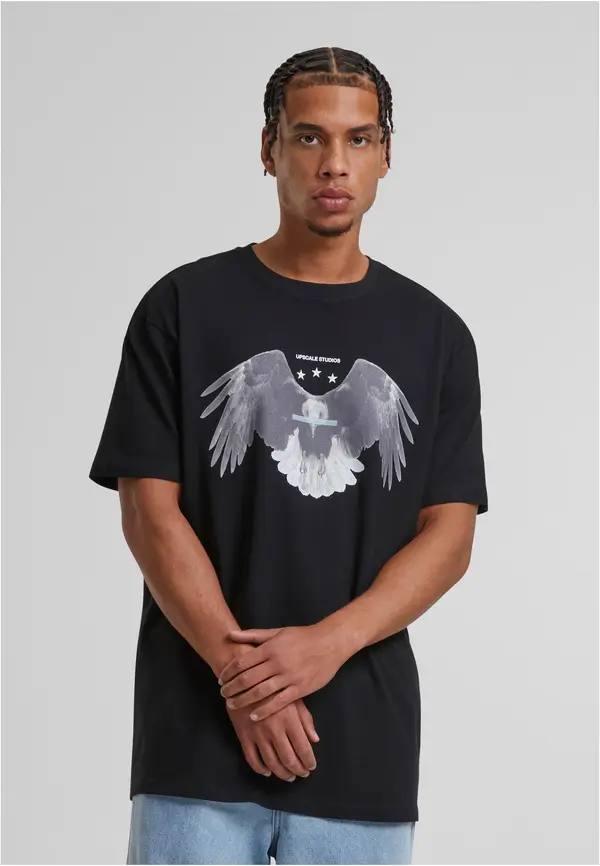 Mister Tee Men's T-shirt Sick Eagle Heavy Oversize black
