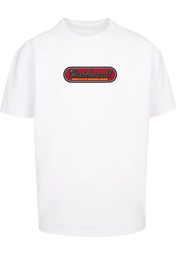 Merchcode Men's T-shirt The Skateboard Magazine Cover No 11 Oversize white