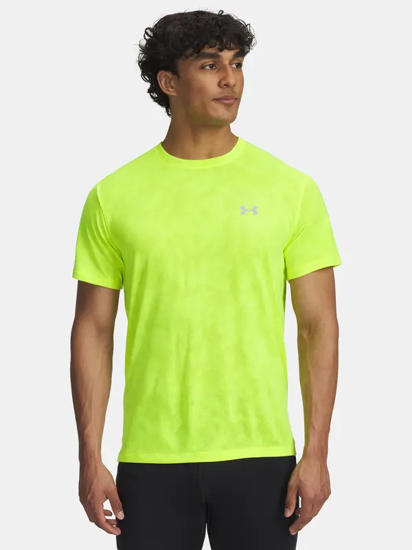Under Armour Men's T-shirt Under Armour UA Launch Camo SS-YLW - Men's