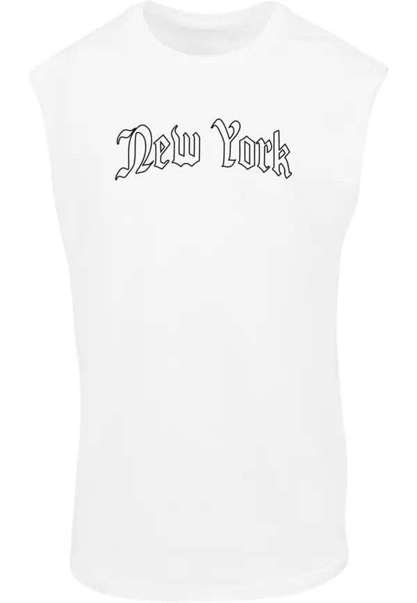 Mister Tee Men's tank top New York white