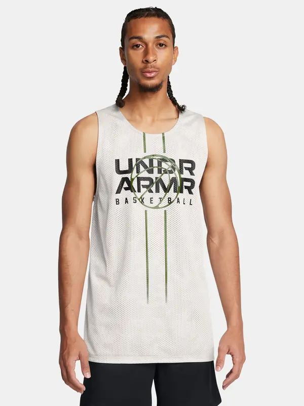 Under Armour Men's tank top Under Armour UA Zone Reversible Jsy-GRN - Men's