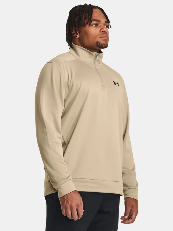 Under Armour Men's Under Armour UA Armour Fleece 1/4 Zip-BRN - Men's Sweatshirt