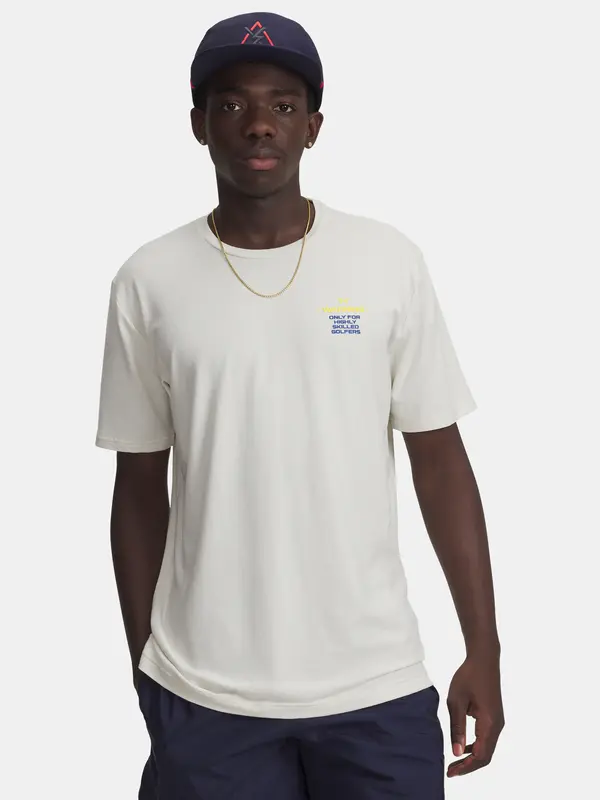 Under Armour Men's Under Armour UA Golf Warning SS-BRN T-Shirt - Men's