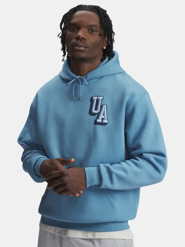 Under Armour Men's Under Armour UA Icon Flc Graphic Top-BLU - Men's Sweatshirt