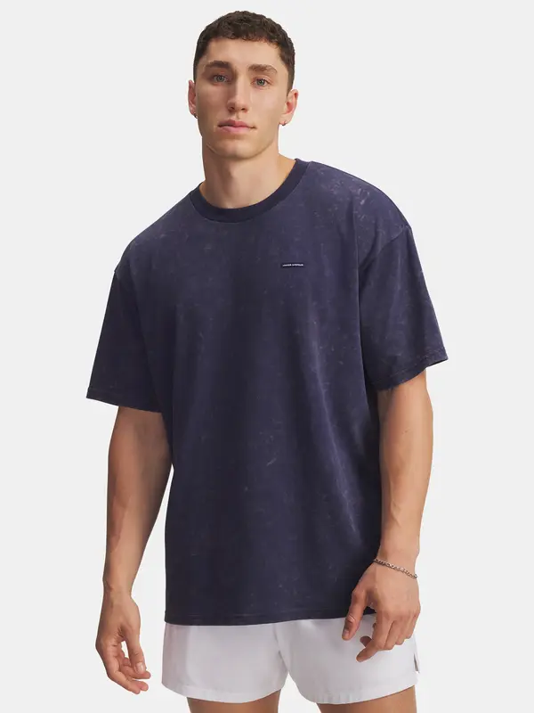 Under Armour Men's Under Armour UA M HW OS LOGO WASH SS-BLU - Men's T-Shirt