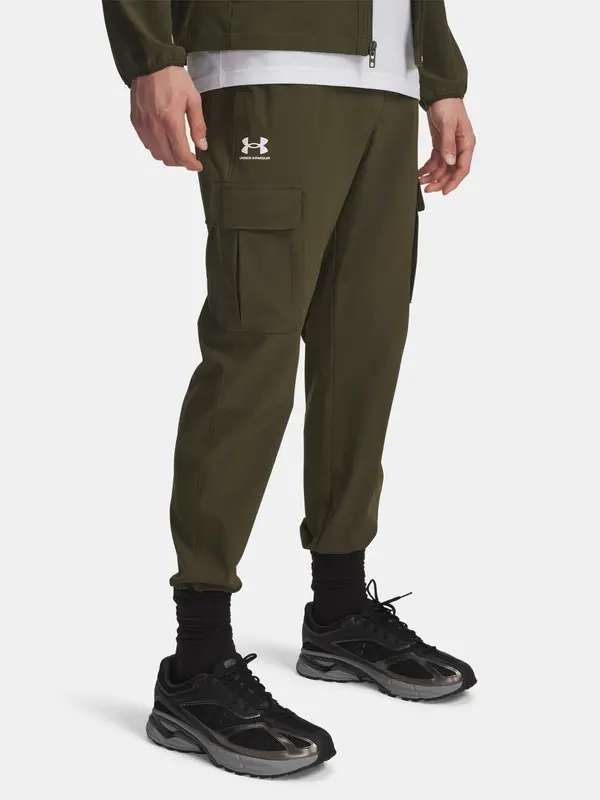 Under Armour Men's Under Armour UA Vibe Woven Cargo Pants-GRN - Mens