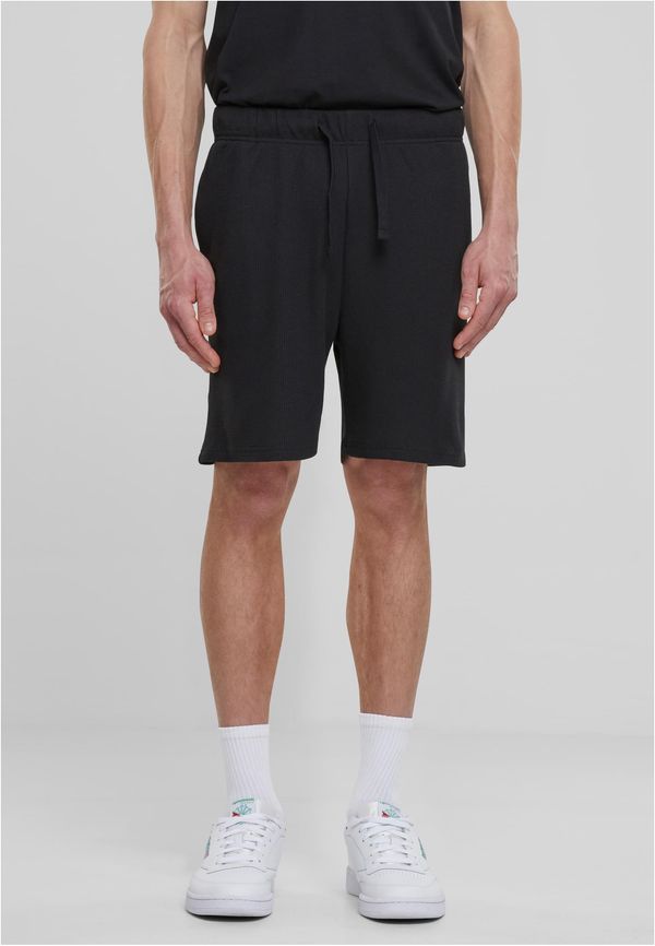 Urban Classics Men's Waffle Shorts - Black