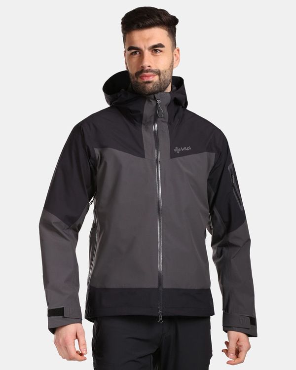 Kilpi Men's Waterproof Hardshell Jacket Kilpi MAMBA-M Dark Grey