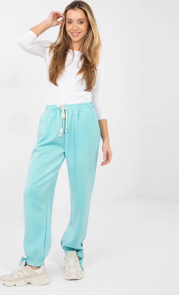 Italy Moda Ментов спортен панталон с връзки