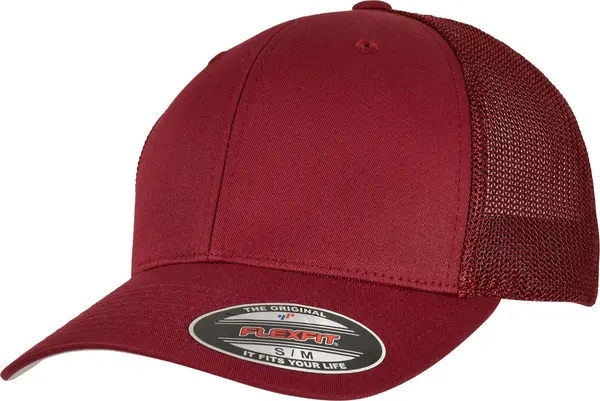 Flexfit Mesh Trucker Cranberry Cap