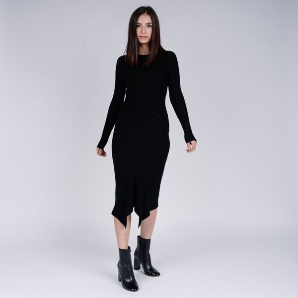 Michael Kors Michael Kors Dress - DRAPE HEM MIDI DRESS black