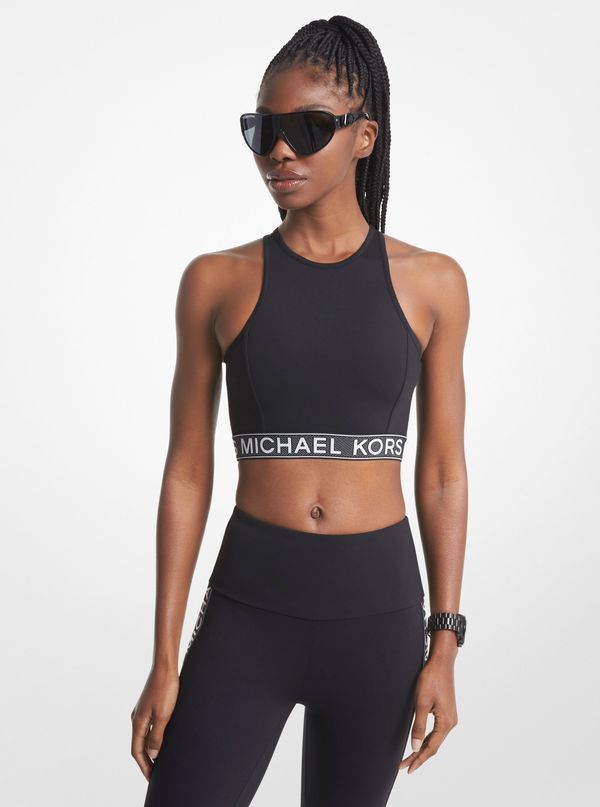 Michael Kors Michael Kors Top - MKGO HI NK SPORT BRA TOP black