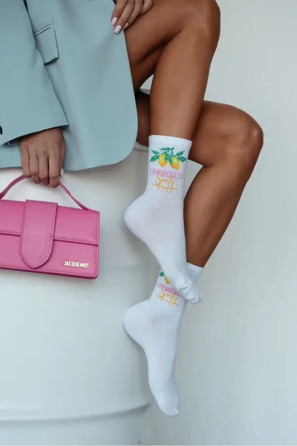 Milena Milena Дамски Чорапи LIMONCELLO Бели