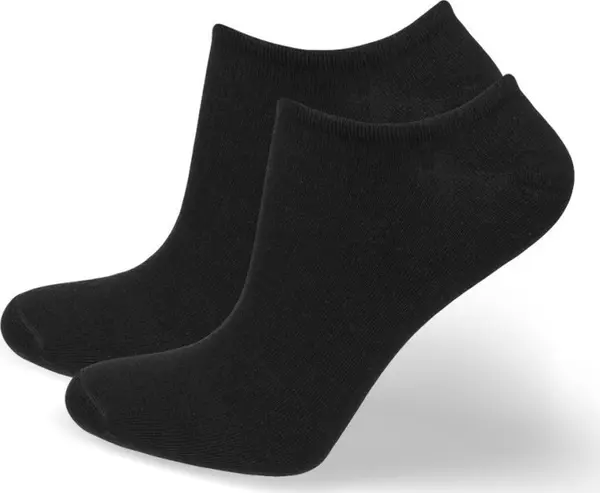 Milena Milena Дамски къси чорапи STOP BACTERIA Черни