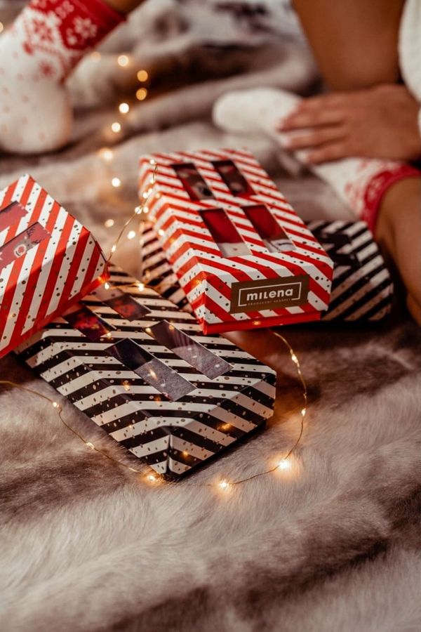 Milena Milena Коледен комплект мъжки чорапи 3-Pack