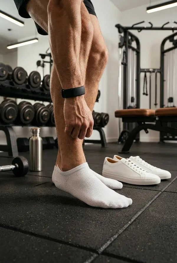 Milena Милена невидими ултра тънки чорапи бели