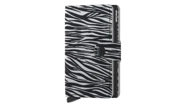 Secrid Мини портфейл Secrid Zebra, светло сив