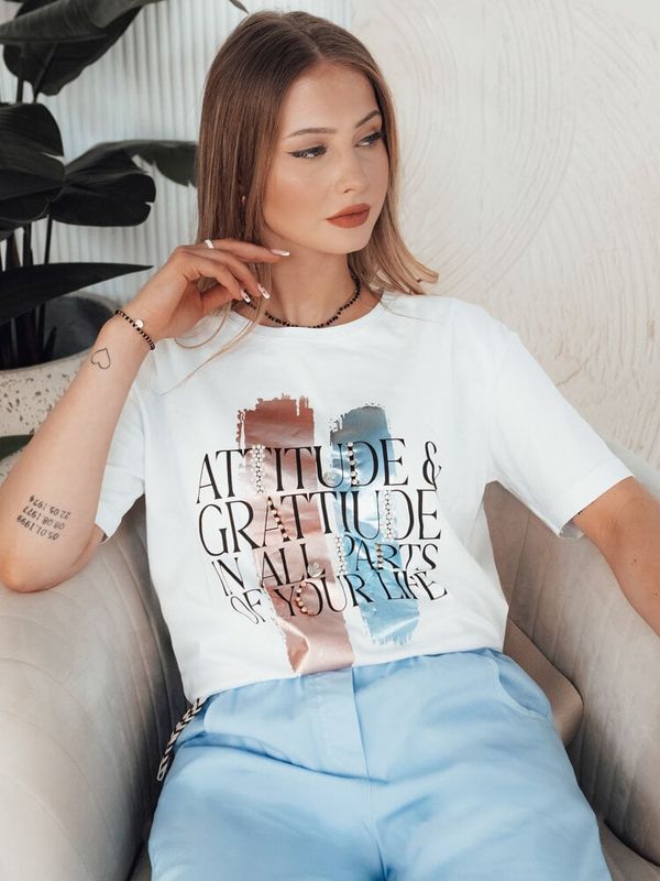 DStreet MISTAL Women's T-Shirt White Dstreet