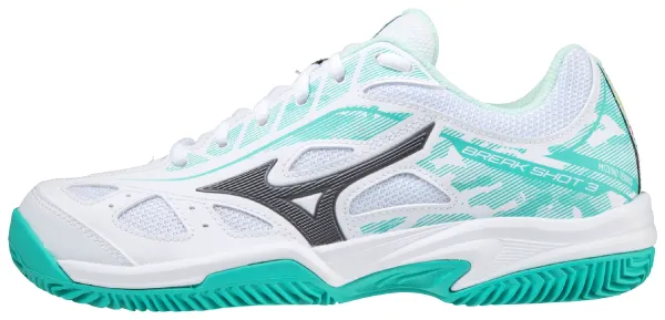 Mizuno Mizuno Break Shot 3 Clay White/Iron Gate EUR 40 Women's Tennis Shoes