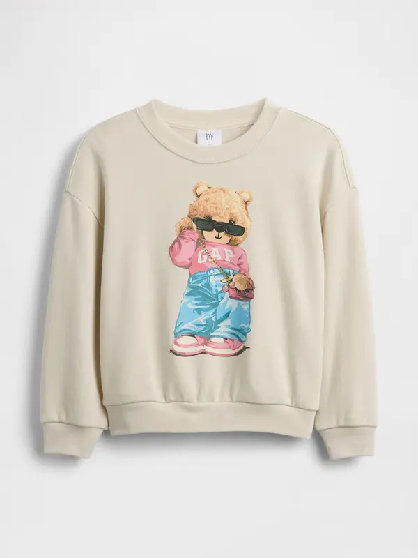 GAP Момичешки суитшърт GAP с лого