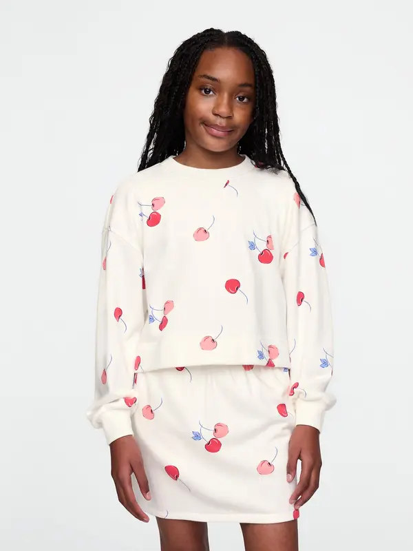 GAP Момичешки суитшърт GAP VintageSoft