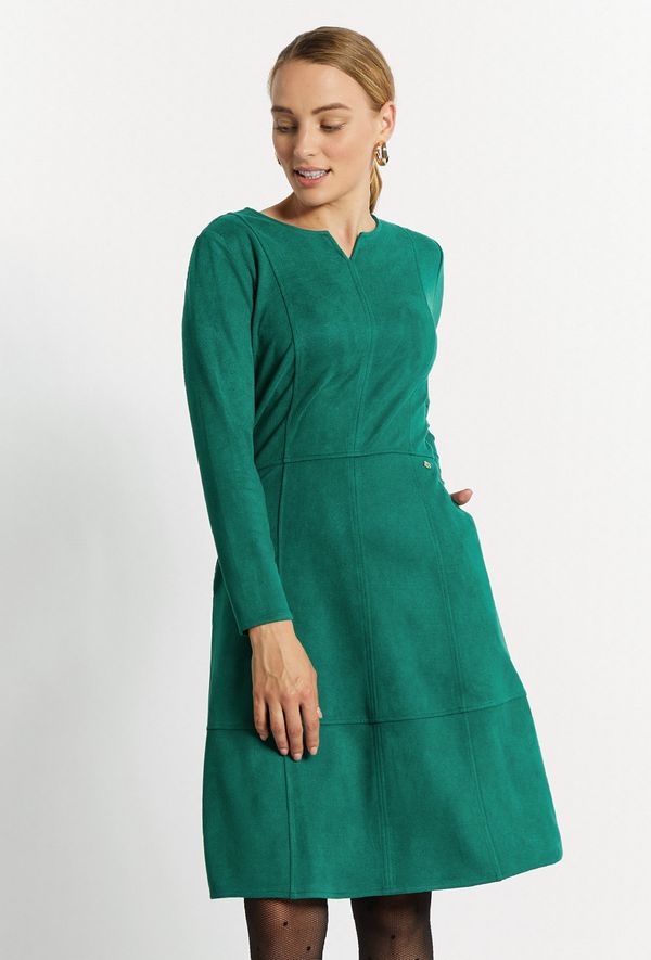 MONNARI MONNARI Дамски мини рокли рокля от имитация на велур